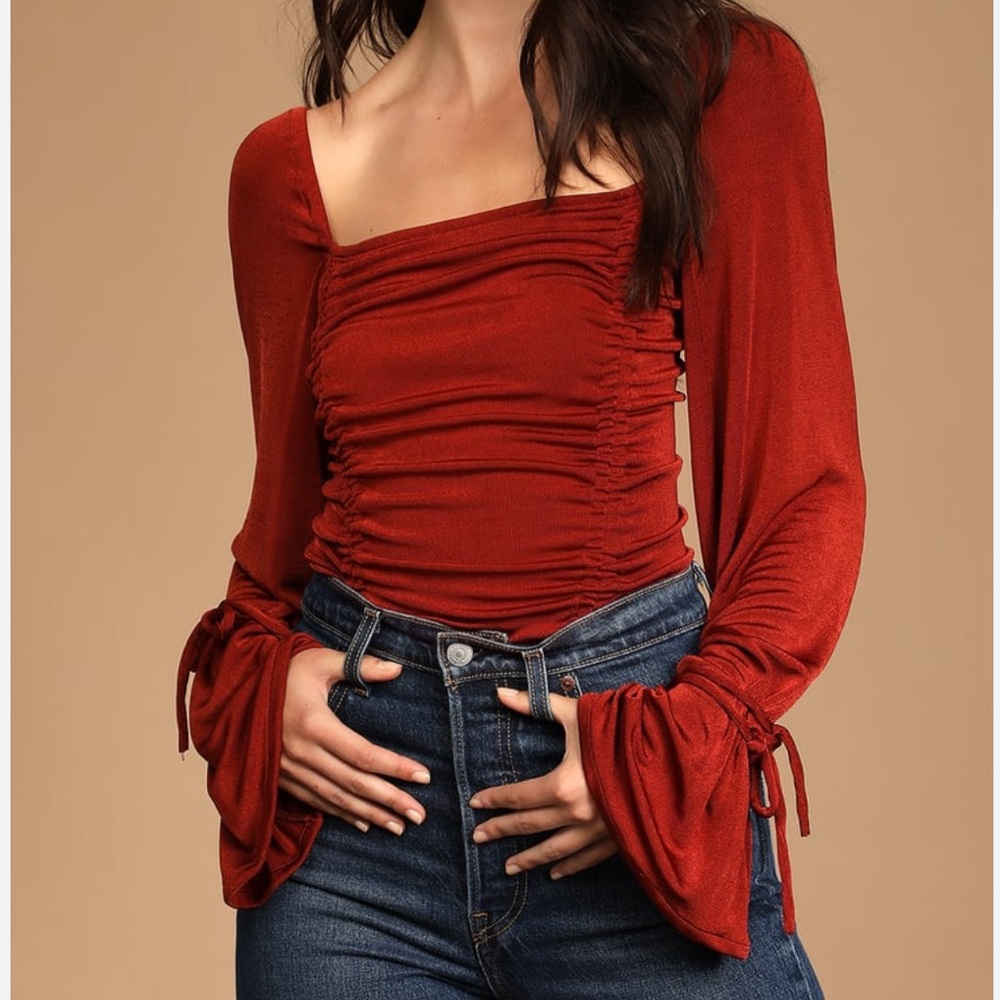 Free People Meant To Be Ruched Bodysuit